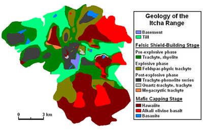 Itcha Range geology