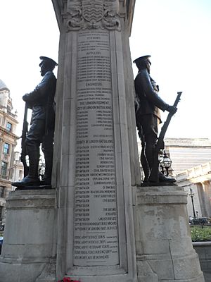 London Troops War Memorial 09