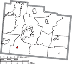 Location of Spring Valley in Greene County