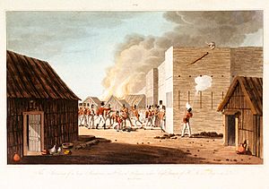 No. 8. The storming of a storehouse near Rus ul Khyma, 13 November 1809 RMG PW4800