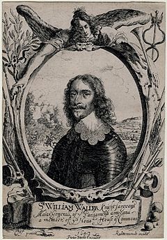 Sir William Waller etching 1643 by Pieter Rodermondt