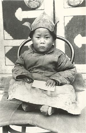 The 14th Dalal Lama as a child, 1940s