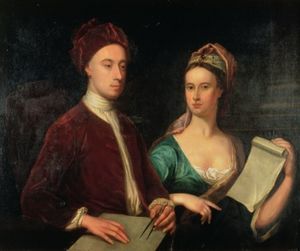 William Aikman, Rt. Hon. Richard Boyle and Lady Dorothy Savile, 1723