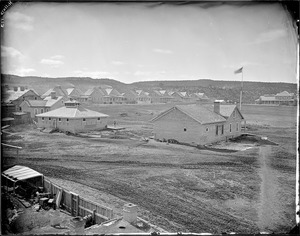(144)Fort Wingate, New Mexico (shows the fort and houses), 1871 - 1878 - NARA - 517785.tif