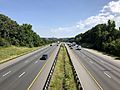 2019-06-24 10 14 32 View north along Interstate 95 from the overpass for U.S. Route 17 (Mills Drive) in Fourmile Fork, Spotsylvania County, Virginia