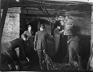 Bevin Boy- Mining Training at Ollerton, Nottinghamshire, February 1945 D23736