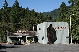 The "Bigfoot Museum" in Willow Creek