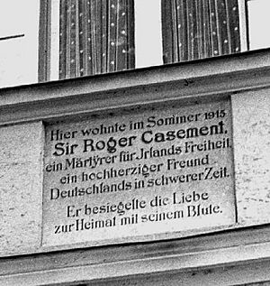 Casement plaque in Riederau, Bavaria, Germany