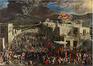 Domenico Gargiulo - The eruption of the Vesuvius in 1631.JPG