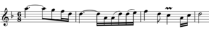 Dvorak Quartett op96 - mvt 2 - theme