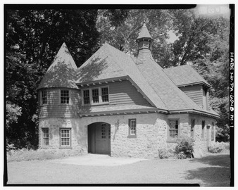 Keasbey and Mattison Company, Executive's House, Carriage House, 8 Lindenwold Avenue, Ambler, Montgomery County, PA HABS PA,46-AMB,10M-1
