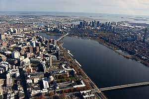 MIT Charles River aerial