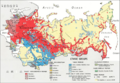 Map of the ethnic groups of the Soviet Union
