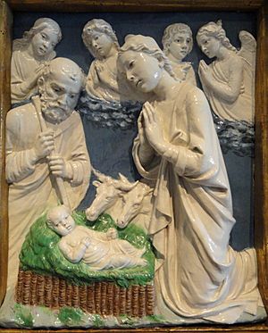 Nativity by Luca della Robbia - National Gallery of Art, Washington - DSC08609