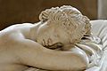 Sleeping Hermaphroditus Louvre Ma231 face