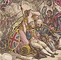 The death of Admiral Lord Nelson - in the moment of victory! by James Gillray (cropped)