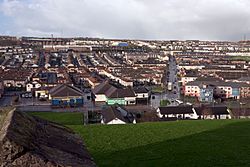 View over Catholic Bogside, Derry