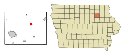 Location of Tripoli, Iowa