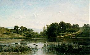 Charles-Franҫois Daubigny - The Ponds of Gylieu - Google Art Project
