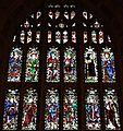 Choir clerestory window, Sherborne Abbey 04