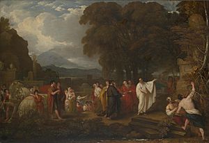 Cicero Discovering the Tomb of Archimedes by Benjamin West