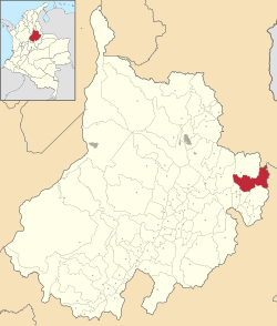 Location of the municipality and town of Concepción in the Santander  Department of Colombia