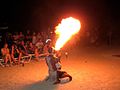 Fire dancer Antigua