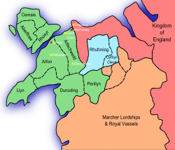 Gwynedd after the Treaty of Aberconwy 1277