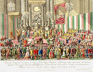 II. Lipót koronázása 1790-ben