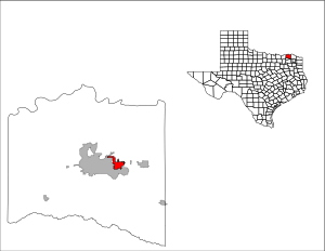 Location of Lamar County