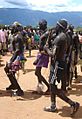 Peace agreement dancers in Kapoeta, Sudan