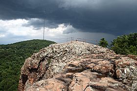 Pinnacle Rock, with Rattlesnake Mountain in the distance.jpg