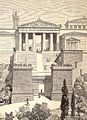 Propylaea and Temple of Athena Nike at the Acropolis (Pierer)