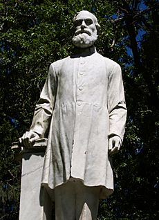 Statue in Tauranga Domain.