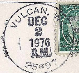 Postmark from Vulcan, West Virginia