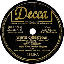 Bing Crosby - White Christmas 1942 10 inch