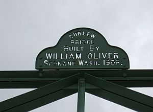 Curlew bridge sign 2007