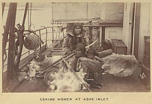Eskimo Women at Ashe Inlet