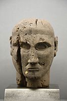 Etruscan Head mid 7th century B.C