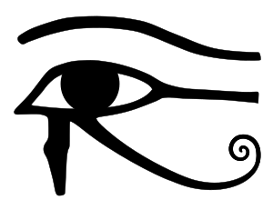 Eye of Horus bw
