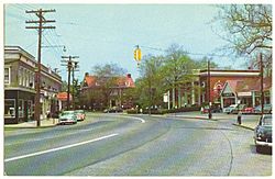 Fairfield Post Road 1956 Postcard