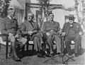 Franklin D. Roosevelt, Churchill, Giraud, and DeGaulle in Casablanca - NARA - 196990