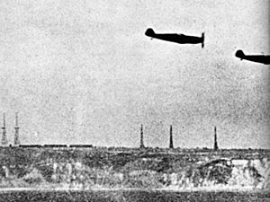 German Me 109s off Chain Home radars 1940