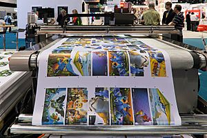 Large format digital printer