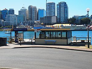 McMahons Point ferry wharf land side