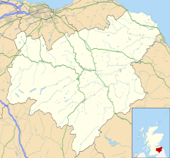 Oxnam is located in Scottish Borders