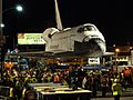 Space Shuttle Endeavor Awaits to be Towed