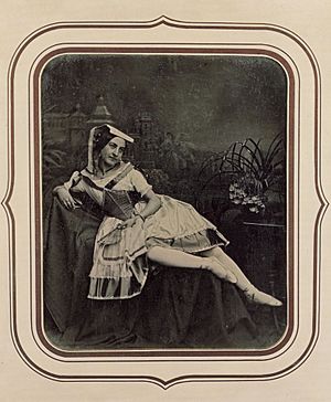 Stelzner, Carl Ferdinand - Die Tänzerin Maria Taglioni (Zeno Fotografie)