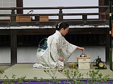 Tea ceremony performing 2