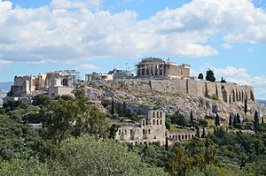 The Acropolis of Athens viewed from the Hill of the Muses (14220794964).jpg